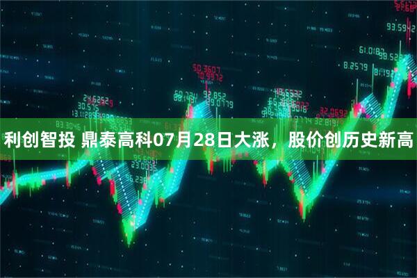 利创智投 鼎泰高科07月28日大涨，股价创历史新高