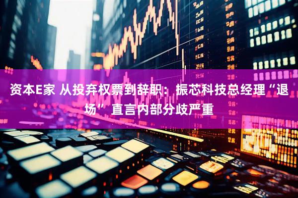 资本E家 从投弃权票到辞职：振芯科技总经理“退场” 直言内部分歧严重