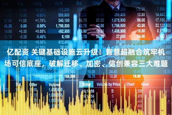 亿配资 关键基础设施云升级！智慧超融合筑牢机场可信底座，破解迁移、加密、信创兼容三大难题